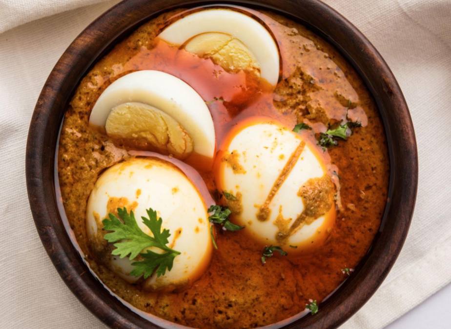 Spicy Homemade Egg Curry